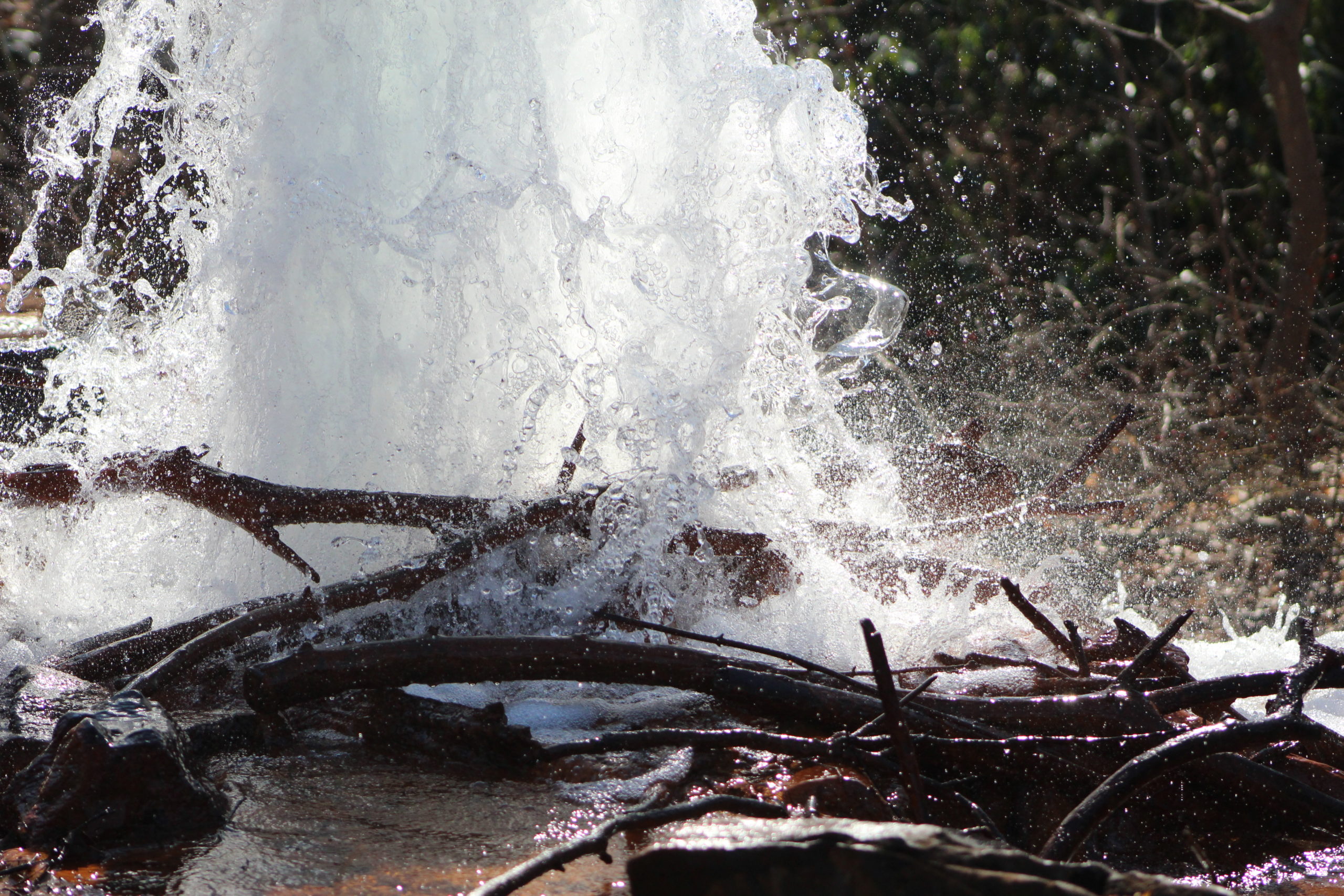 PHOTOS Big Mine Run geyser near Ashland The Shenandoah Sentinel