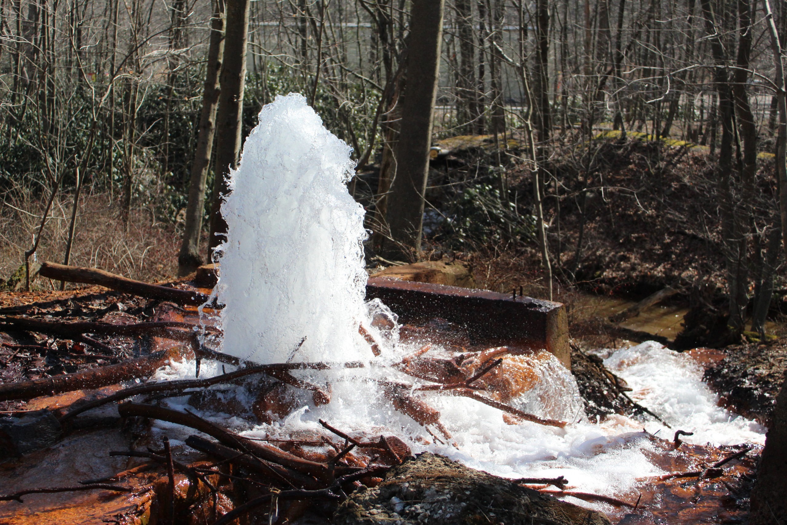 PHOTOS Big Mine Run geyser near Ashland The Shenandoah Sentinel