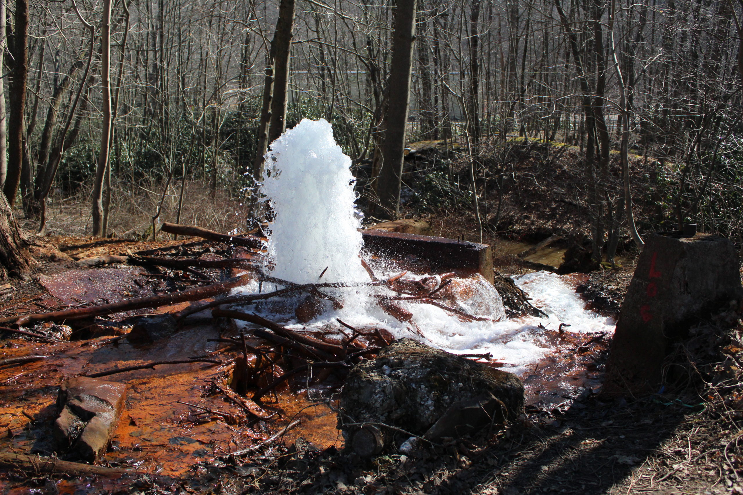 PHOTOS Big Mine Run geyser near Ashland The Shenandoah Sentinel