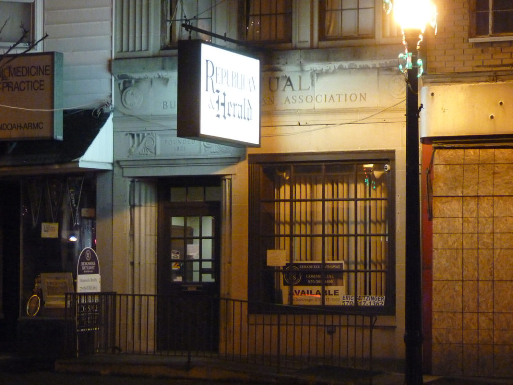 Former Shenandoah newspaper office listed for sale The Shenandoah