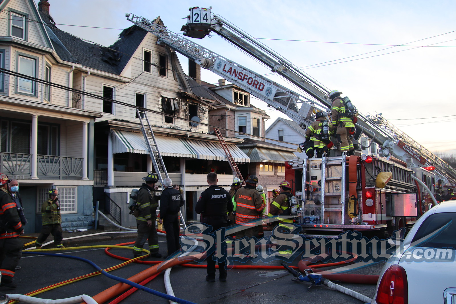 Man killed, woman, child injured escaping Lansford house fire The