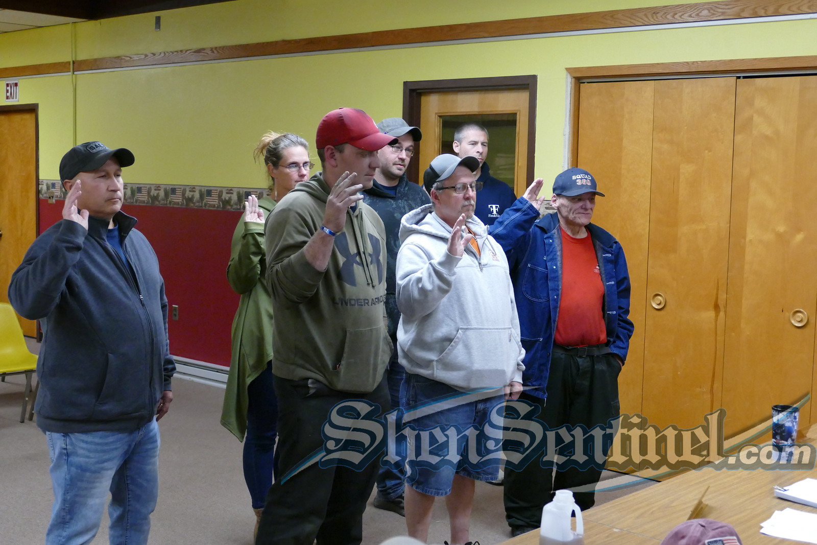 West Mahanoy swears in Altamont fire police officers The Shenandoah