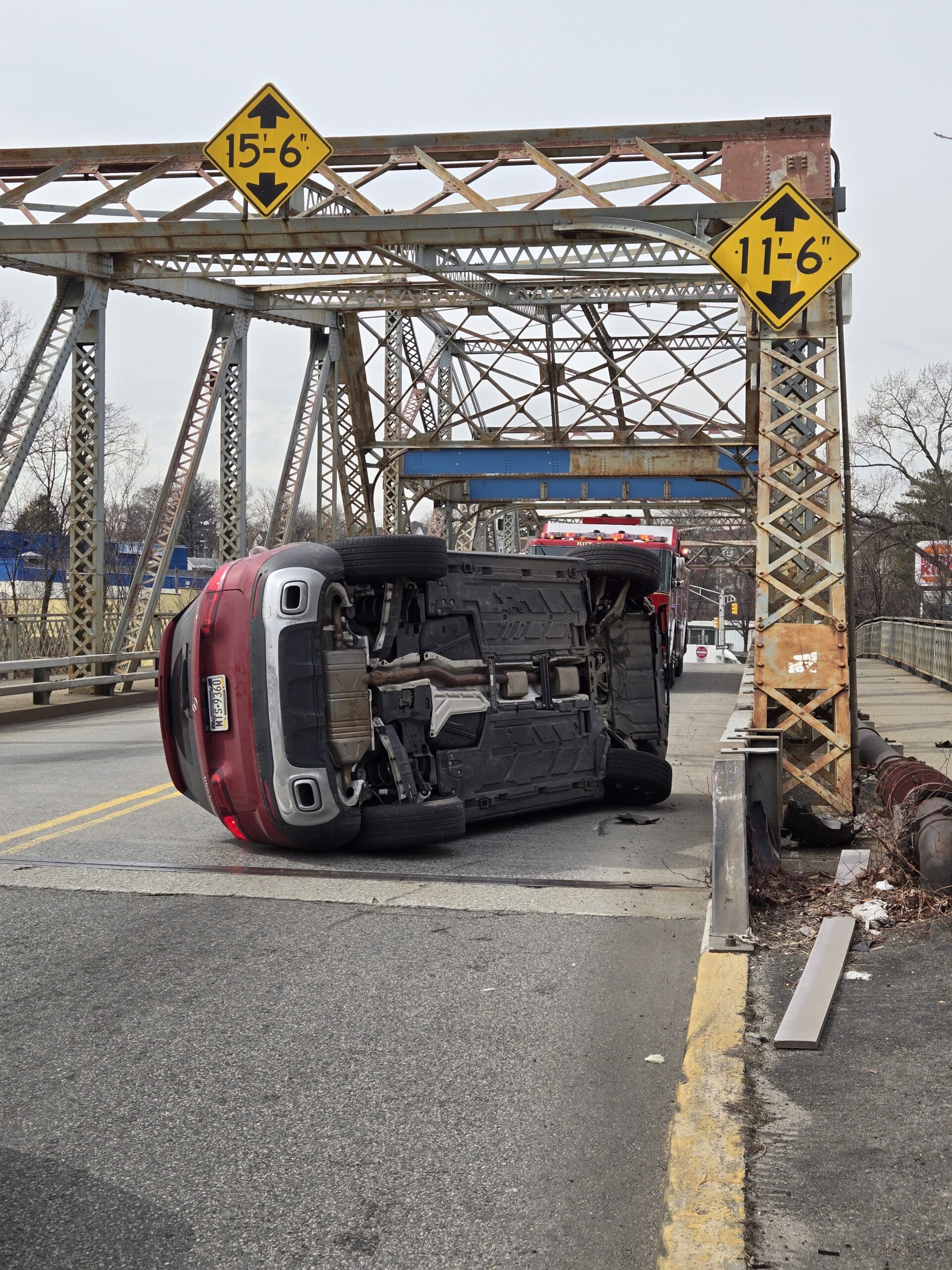 Mahanoy City man injured, cited after New Jersey rollover crash